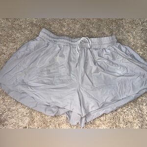 Faded White athletic shorts